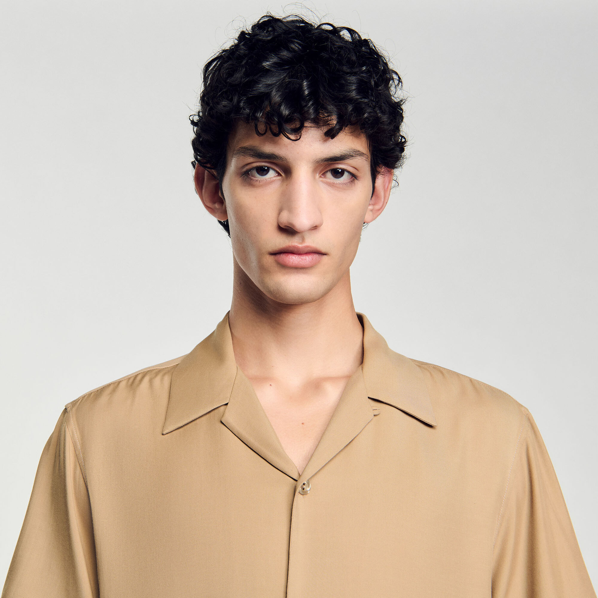 Shark collar shirt