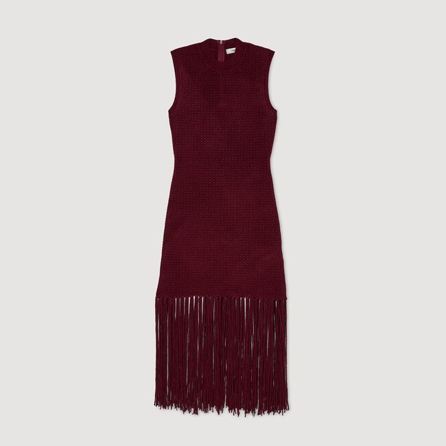 Velvet knit dress
