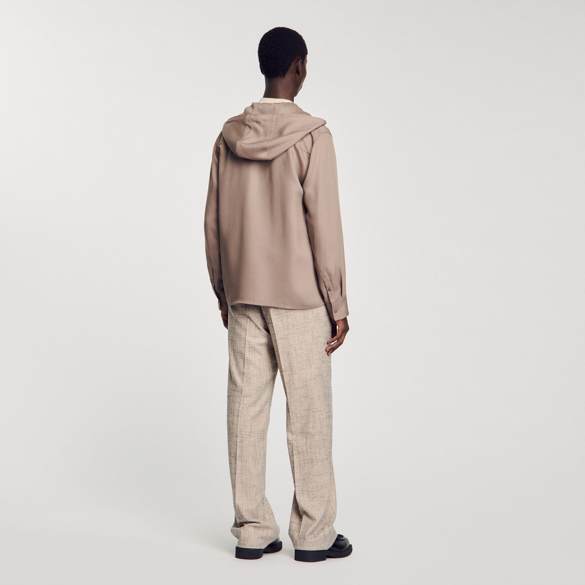 Hooded shirt