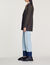 Tailored jacket with embellished brooch