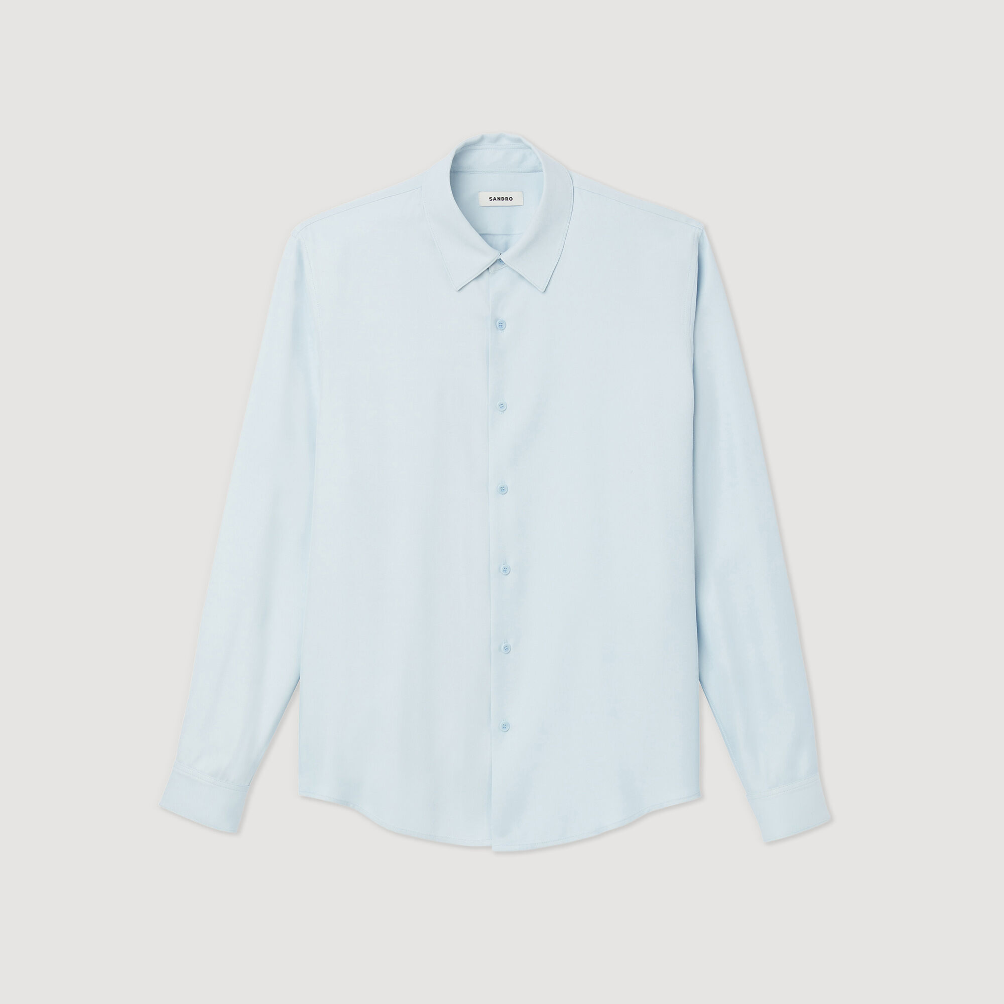 Flowing long-sleeved shirt