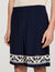 Contrast pattern floaty shorts