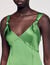 Fluid satin-effect dress