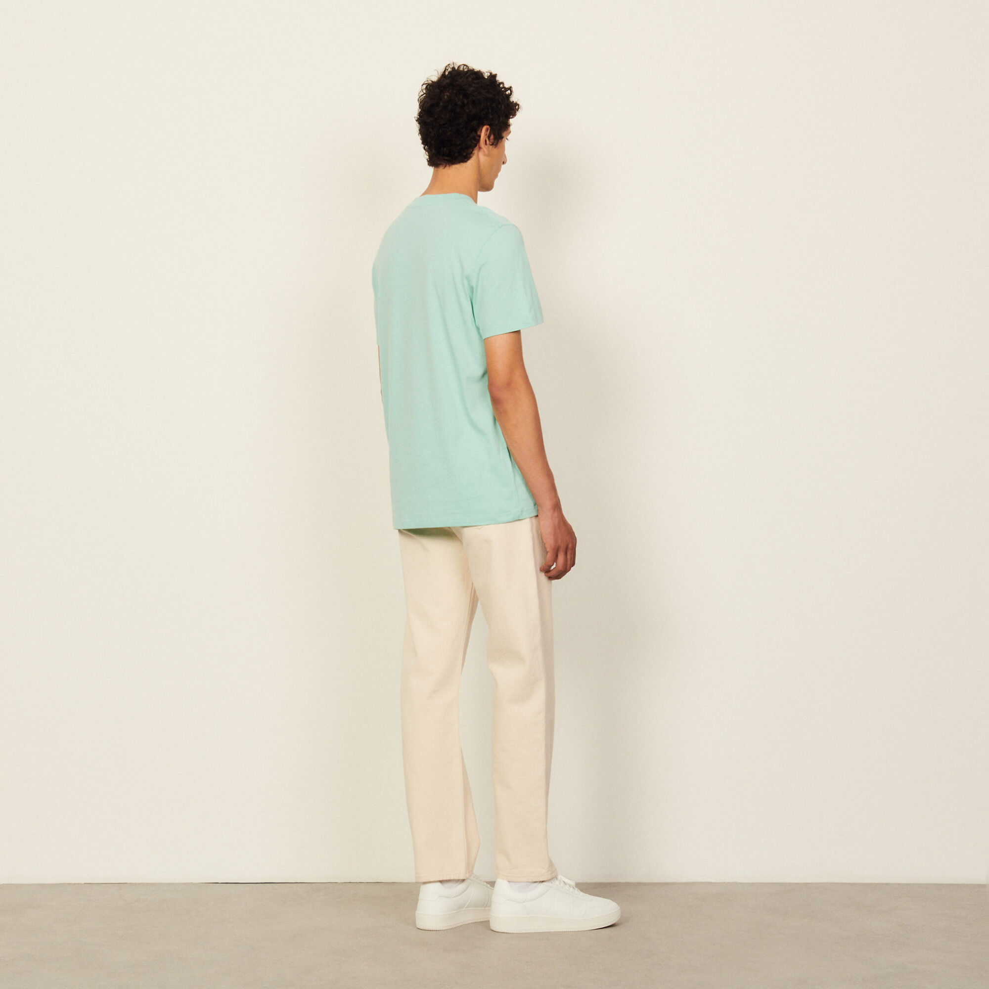Cotton T-shirt with imagery