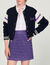 Short tweed skirt