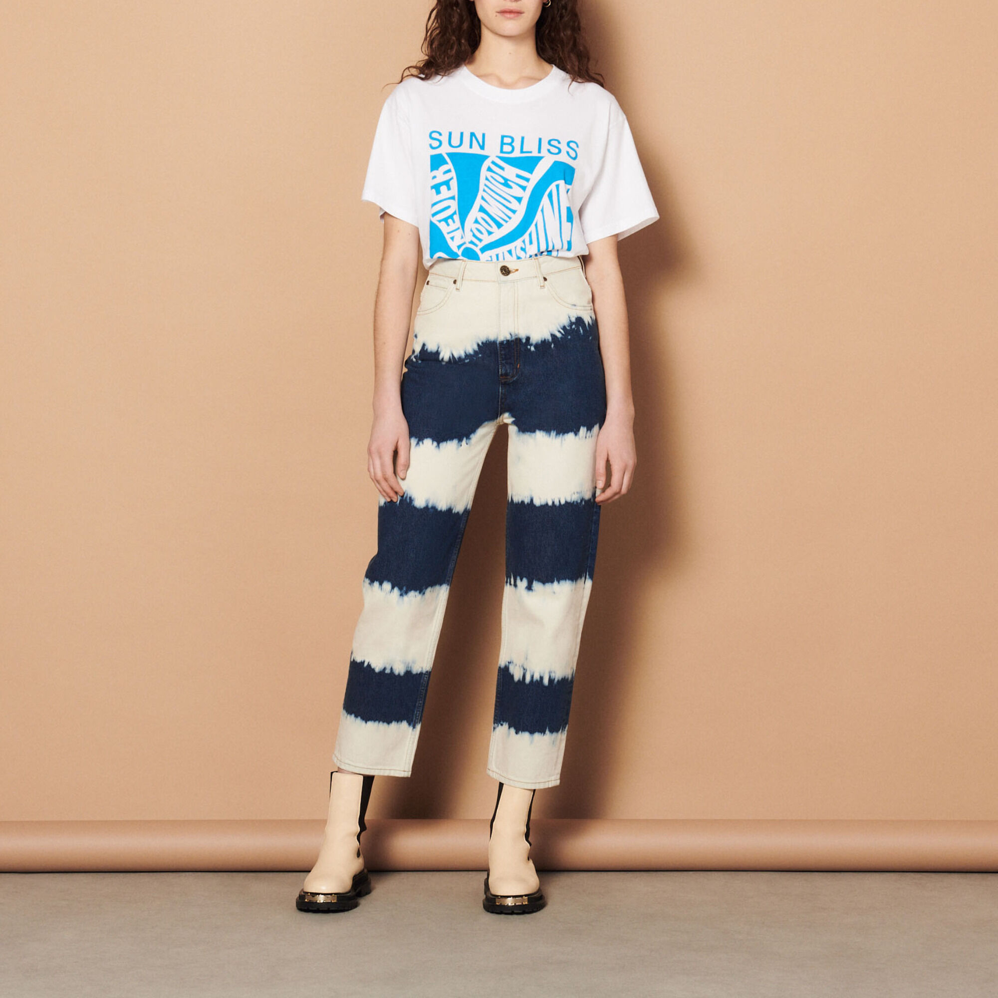 Tie-dye jeans