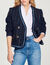 Tweed double-breasted jacket