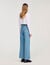 Wide-leg high-rise jeans