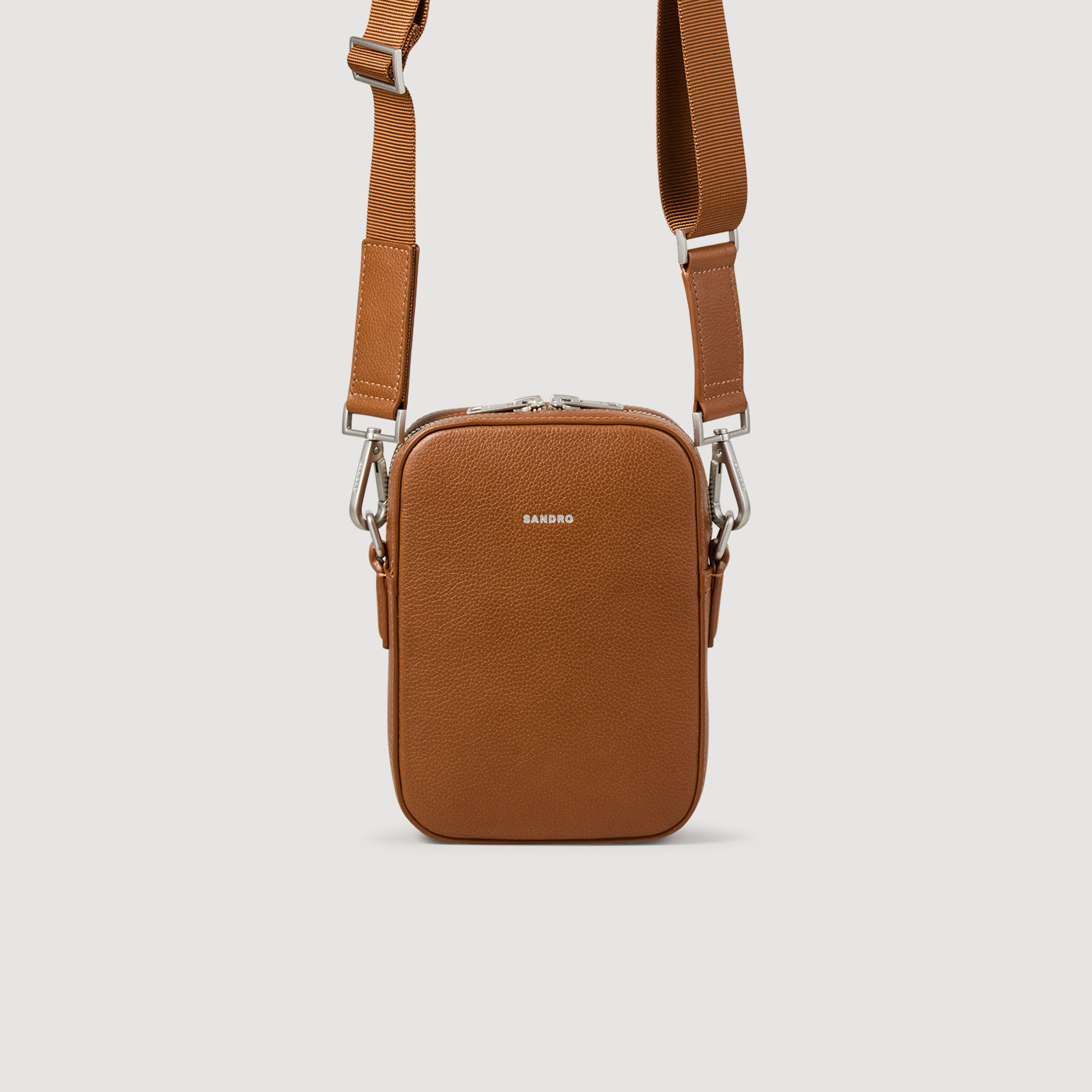 Small grained leather bag