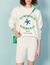  Embroidered knit cycling shorts