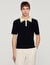 Two-tone polo shirt