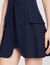 Short pleated suit dress
