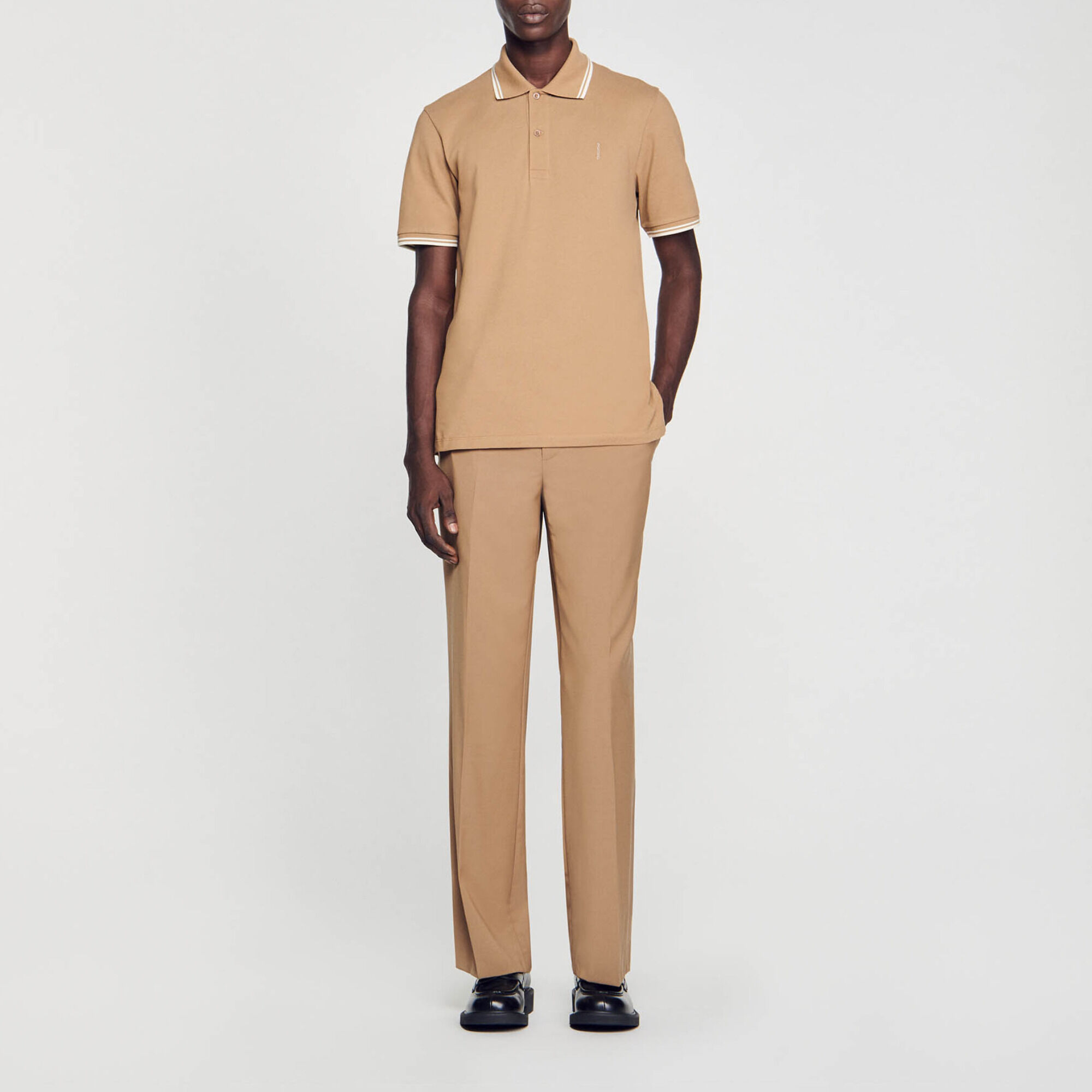 Brown polo pants best sale