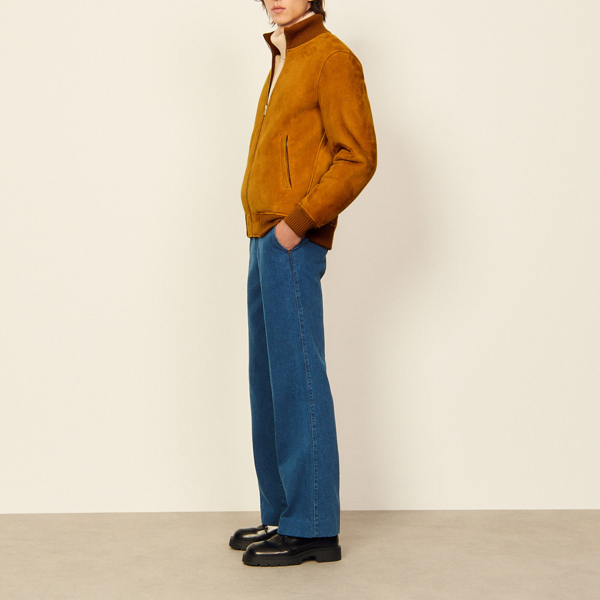 Sheepskin jacket