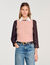 Twisted sleeveless jumper
