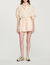 Hand-embroidered embellished shorts