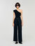 Asymmetric knit bodysuit