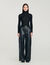 Layered turtleneck jumper
