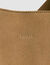 Logo split leather hobo bag