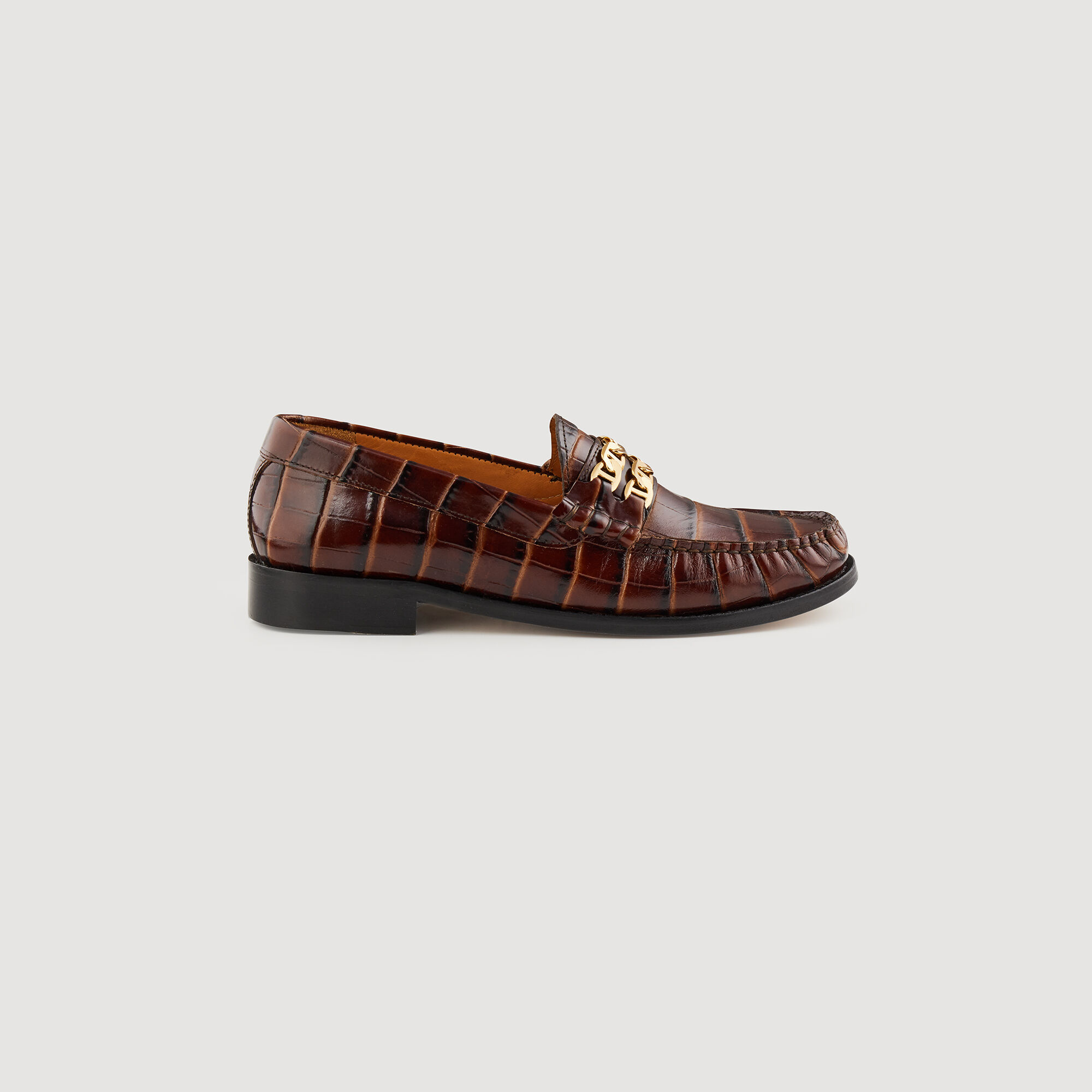Leather loafers