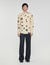 Floral print linen shirt