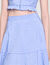 Long striped skirt