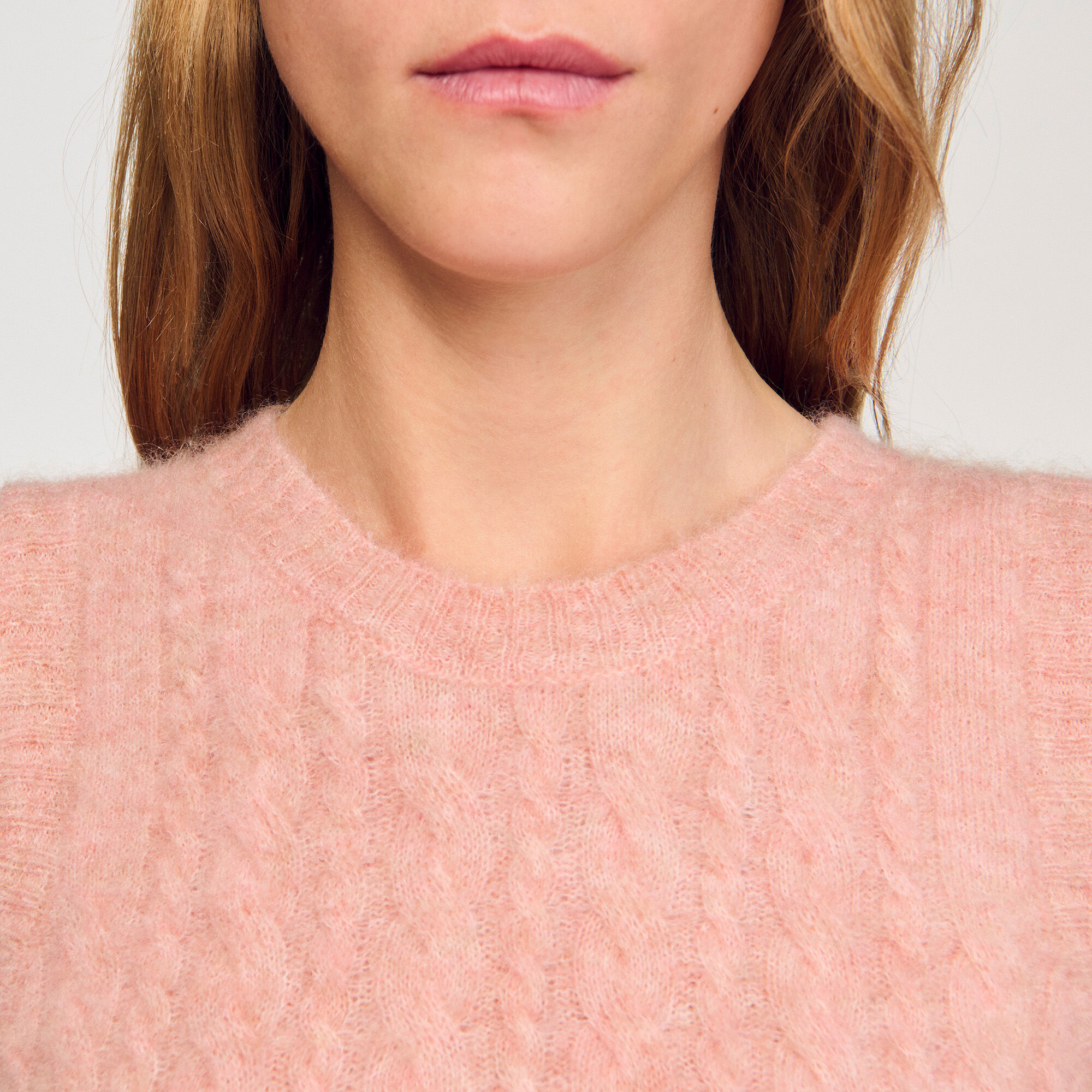 Twisted sleeveless jumper