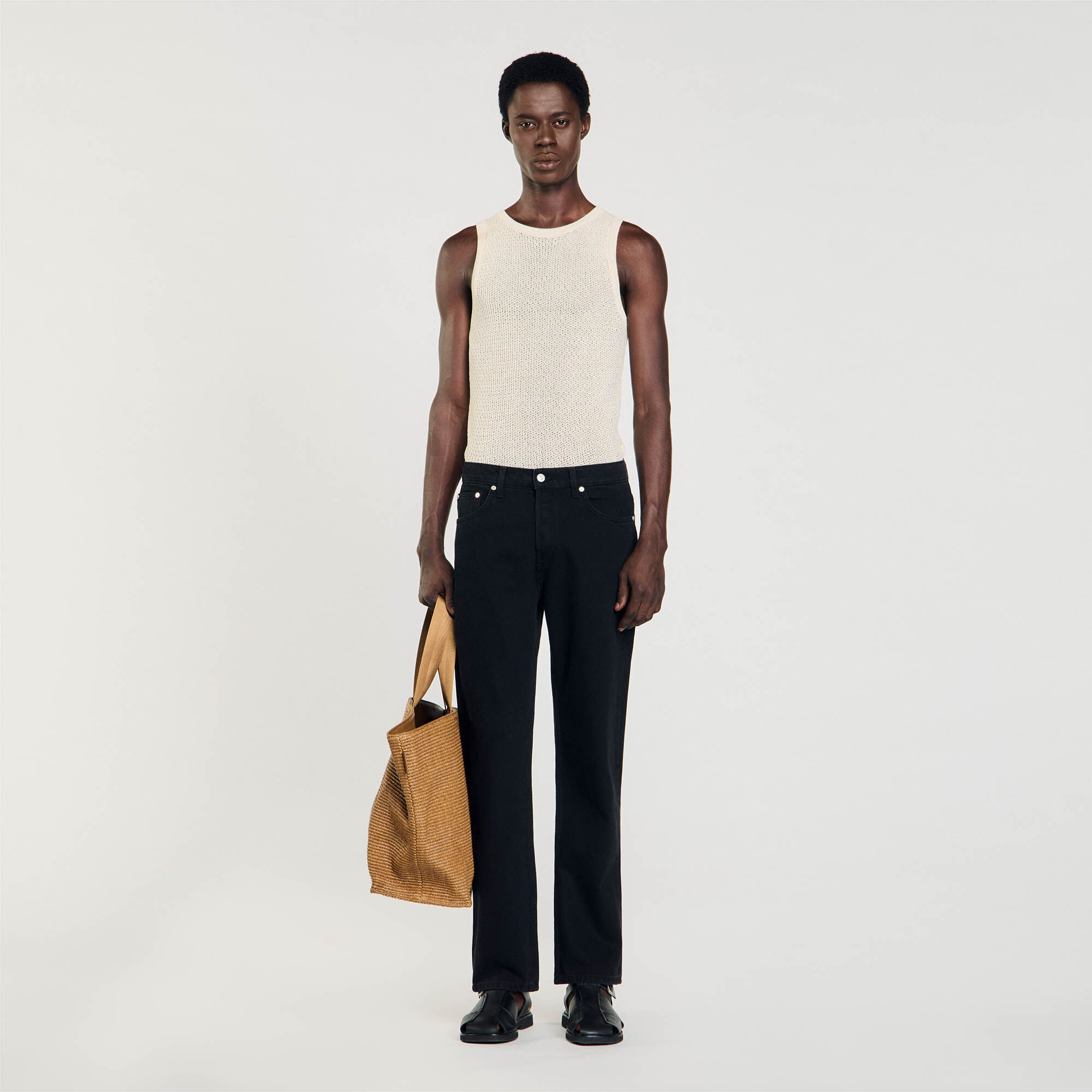 Sandro black 2024 jeans