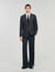 Wide wool suit jacket