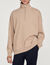 Oversized trucker-style sweatshirt