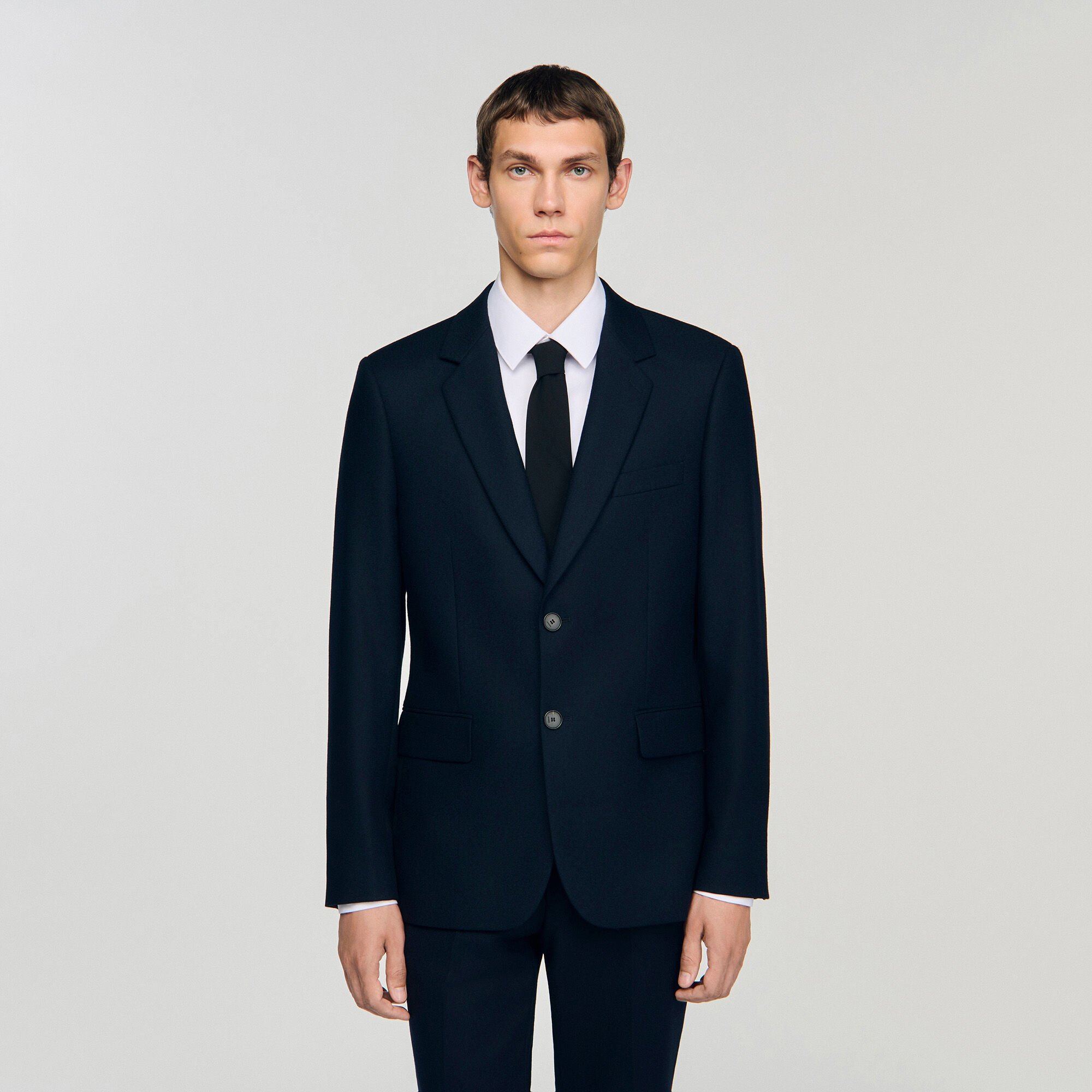 Virgin wool suit jacket
