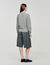 Open polo-collar neck jumper
