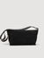 Split leather hobo bag