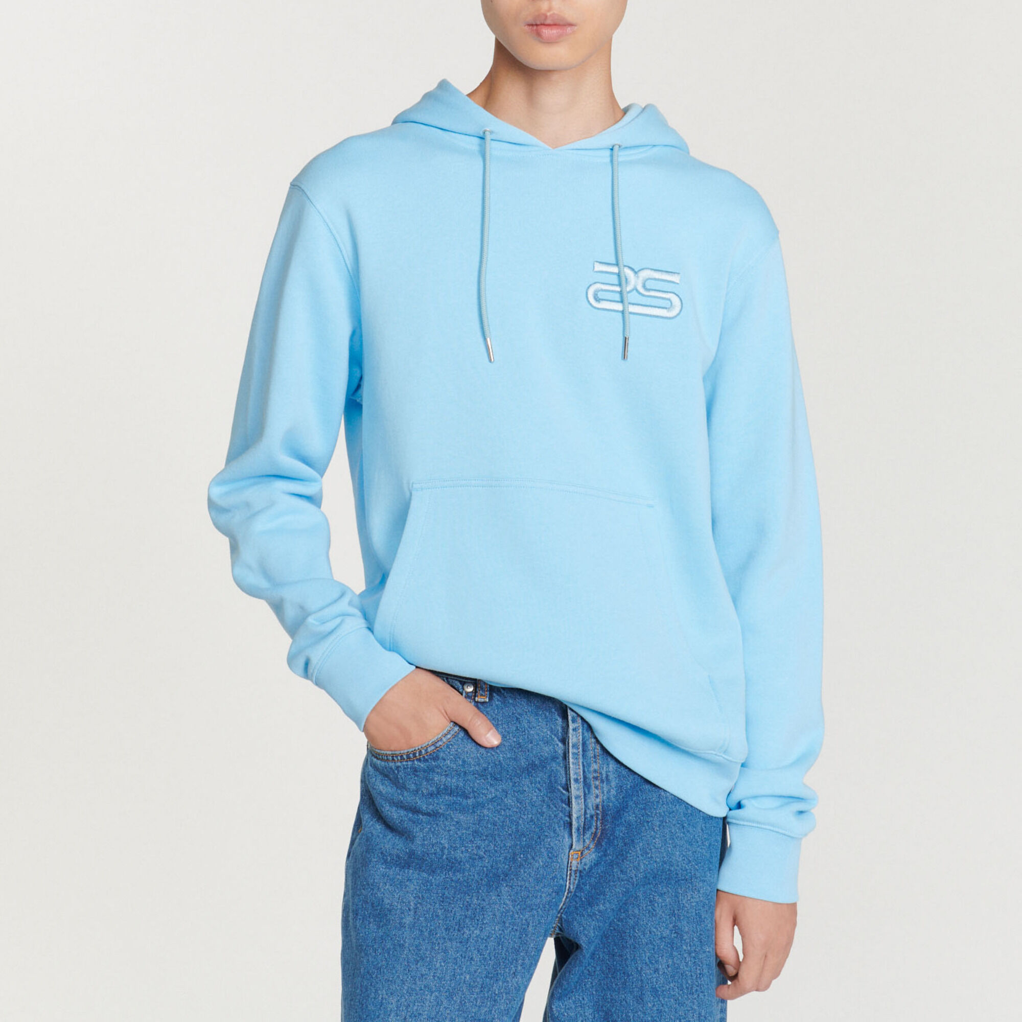 Sandro hooded sweatshirt new arrivals