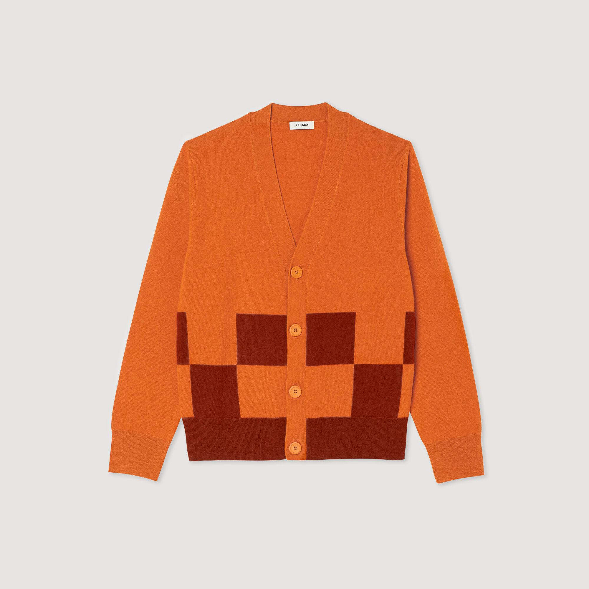 Wool and cashmere cardigan