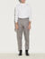 Flannel suit trousers