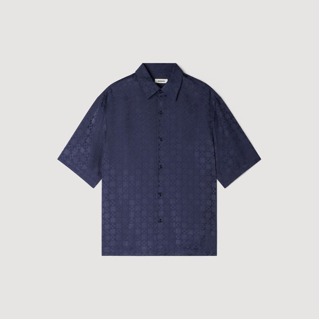 Square Cross loose-fit shirt