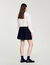 Short knit skirt