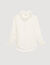 Silk shirt with gathered collar