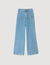 Wide-leg high-rise jeans