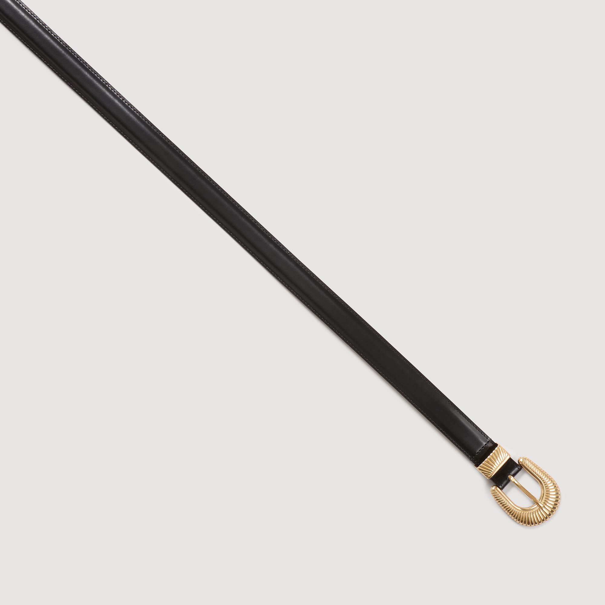 Leather belt