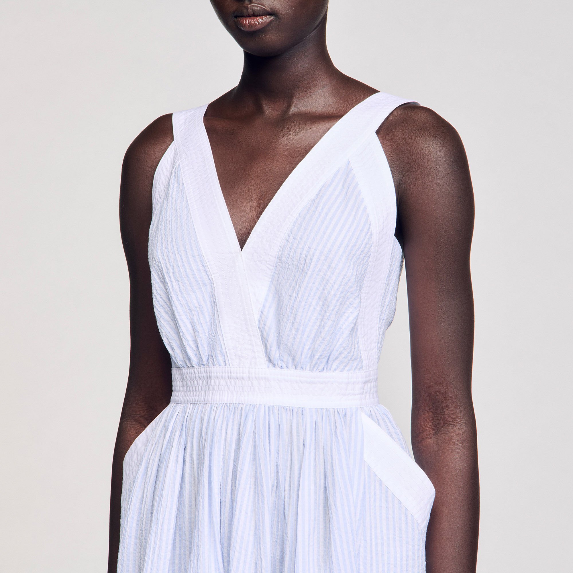 Long striped dress