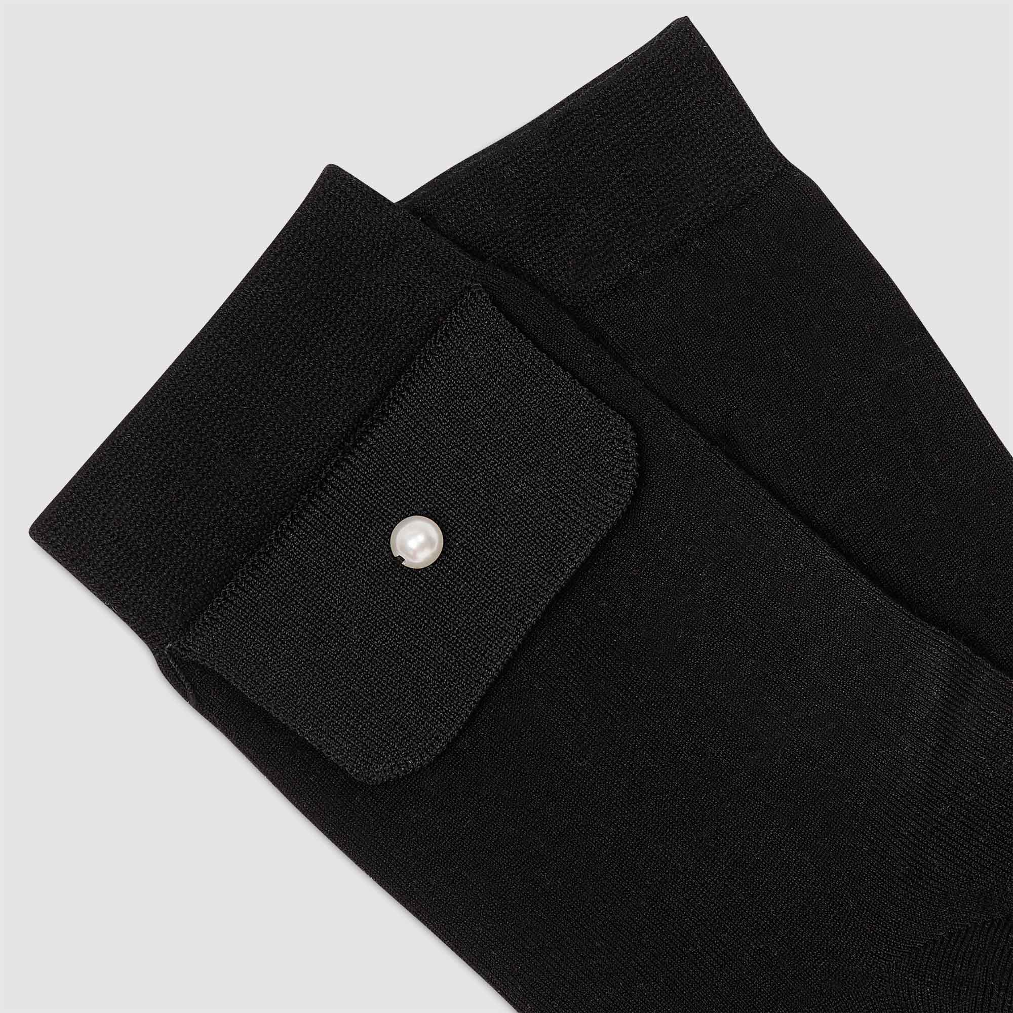 Socks with bead detail