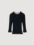 2-in-1 mixed wool jumper