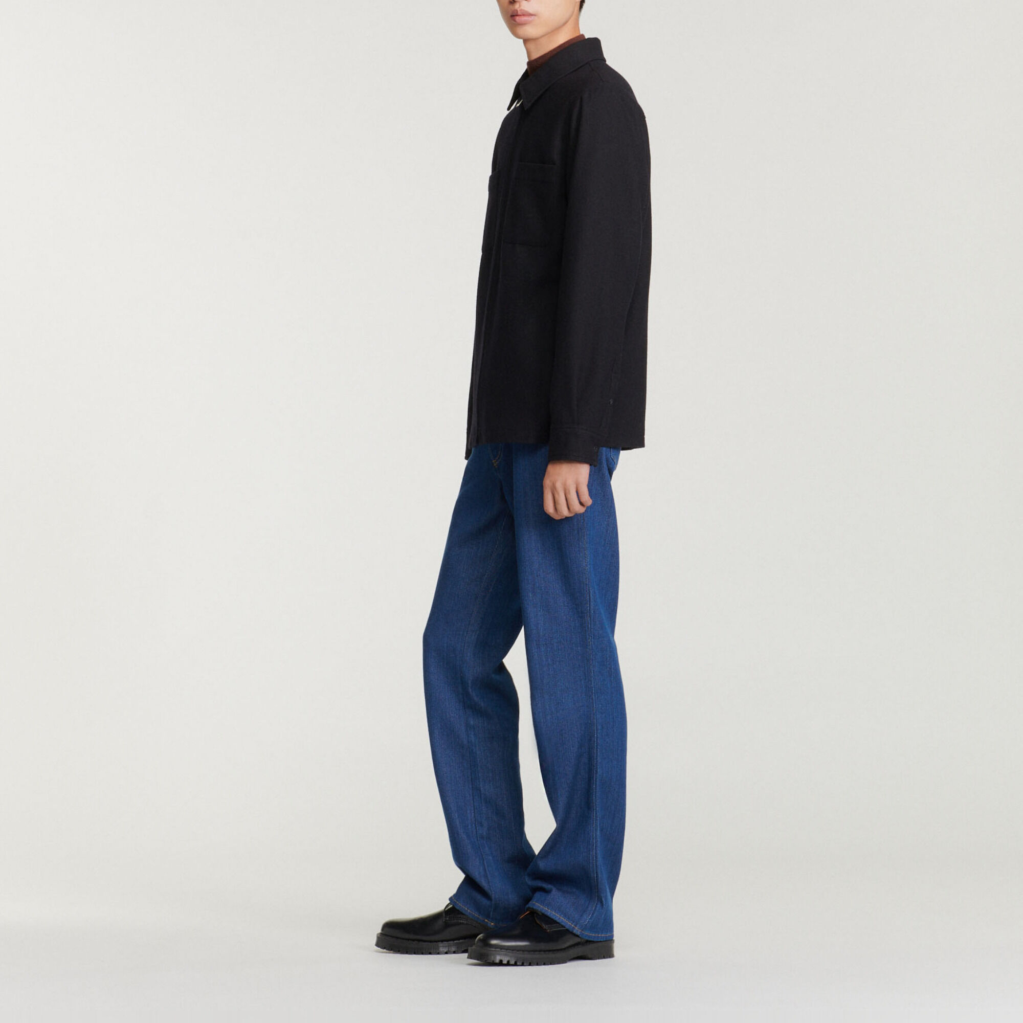 Wool overshirt