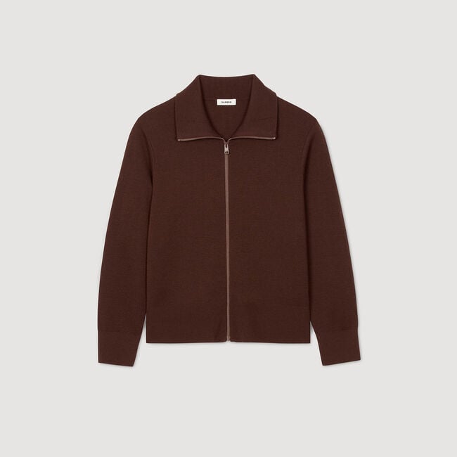 Wool trucker jumper