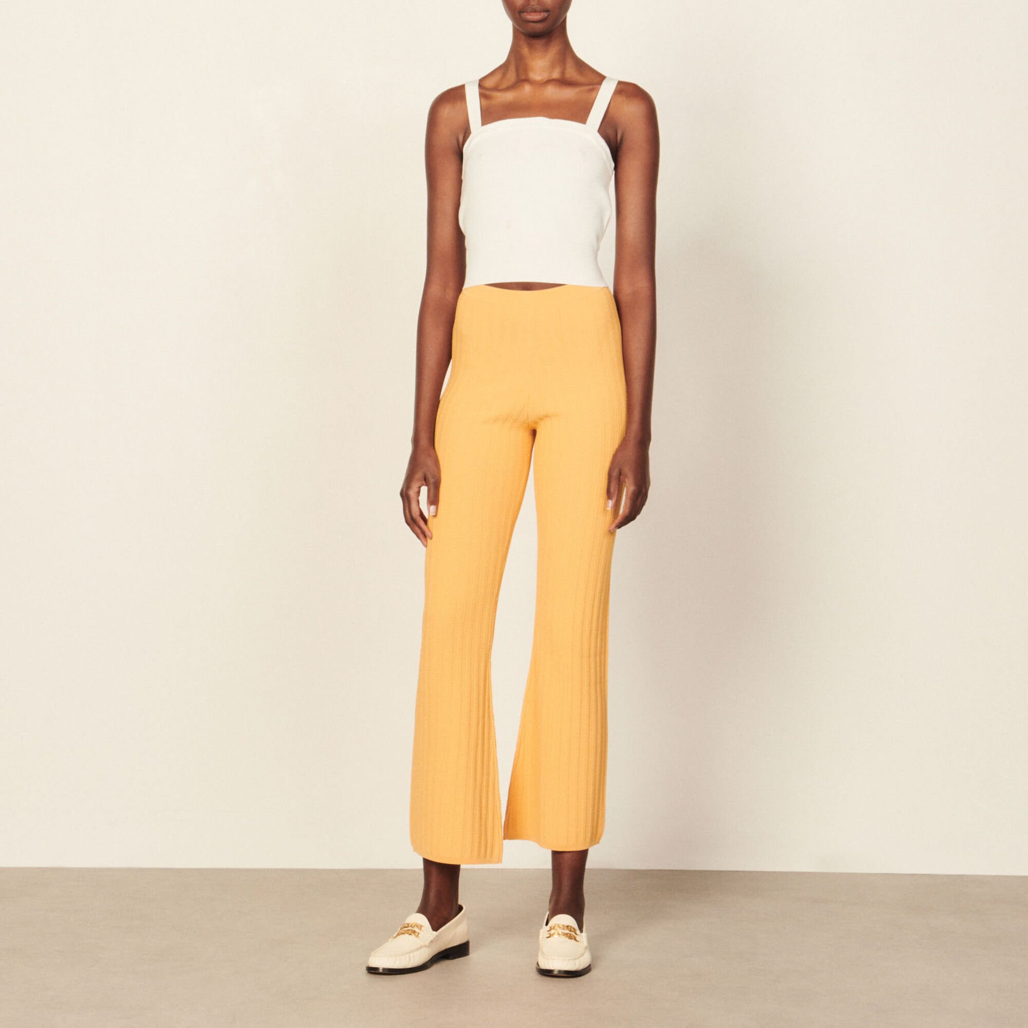 Knit trousers