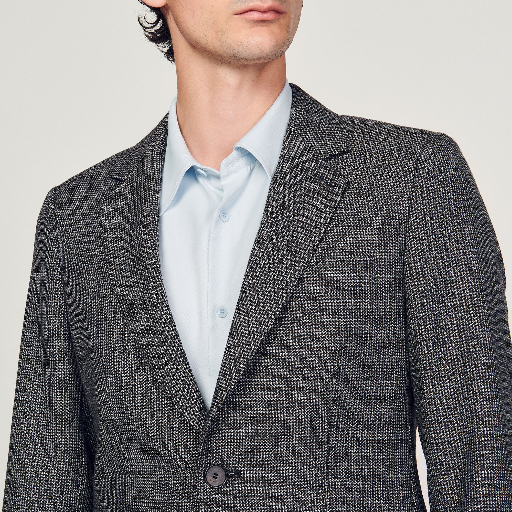 Virgin wool suit jacket