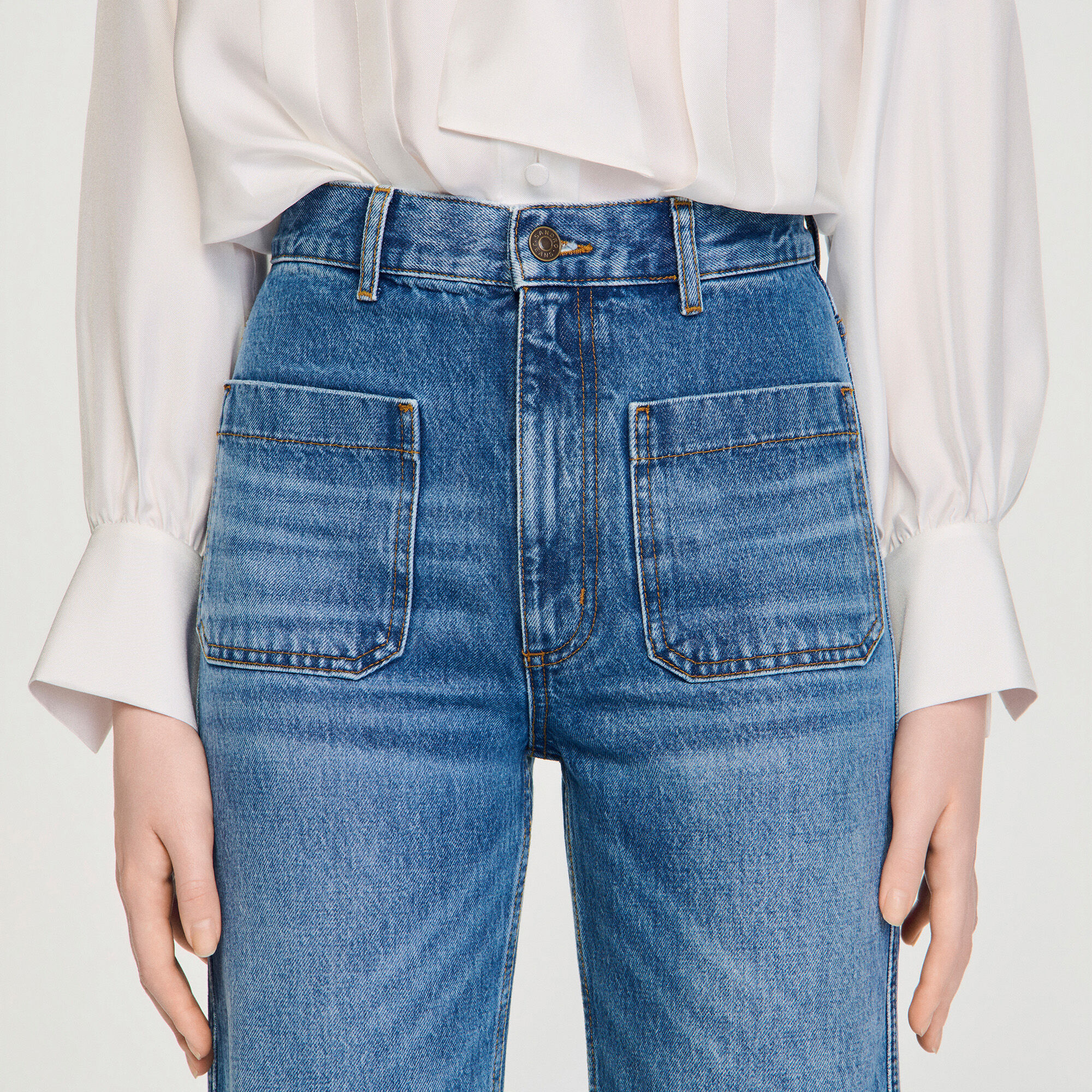 Faded jeans