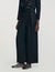 Wide-leg elastic waist trousers